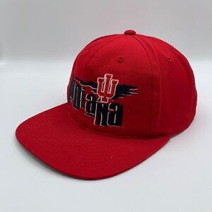 Indiana Hoosiers NCAA Vintage Red Annco Snapback Hat